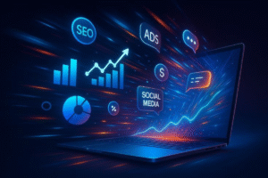 Beaconsoft Main News logo concept representing an online platform for curated digital news.