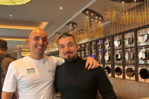 Diagram breaking down the misconception about how Ben Stace is connected to Koray Tugberk.